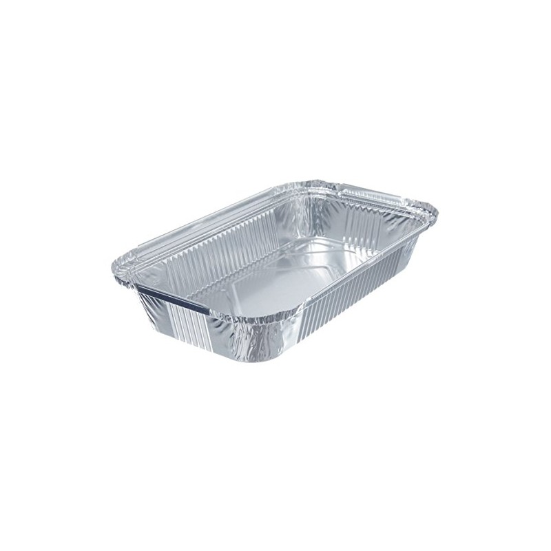 100 Bowls Aluminium Square 0.8 L 218 x 155 x