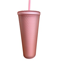 Starbucks 2022 Valentine's Soft Touch Pink Studded Venti (24 oz.) Tumbler