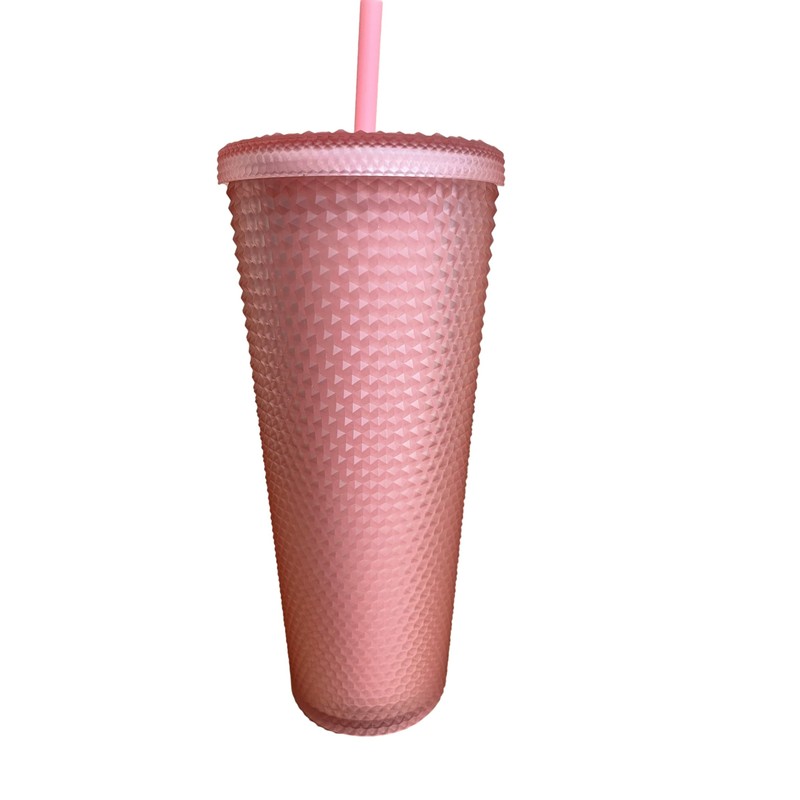 Starbucks 2022 Valentine's Soft Touch Pink Studded Venti (24 oz.)