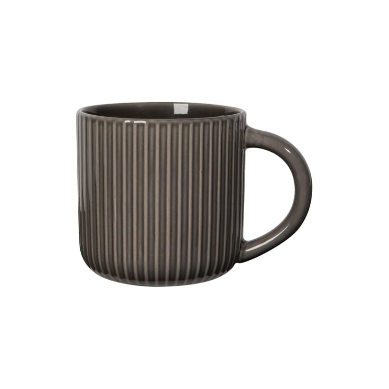 Danica Heirloom Stoneware Modern Tulip Mug, 22 oz, Shadow Fluted