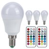 45W LED RGB Bulb Light Colorful Changeable Remote Control Lamp