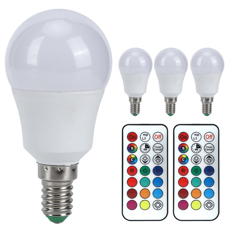 45W LED RGB Bulb Light Colorful Changeable Remote Control Lamp