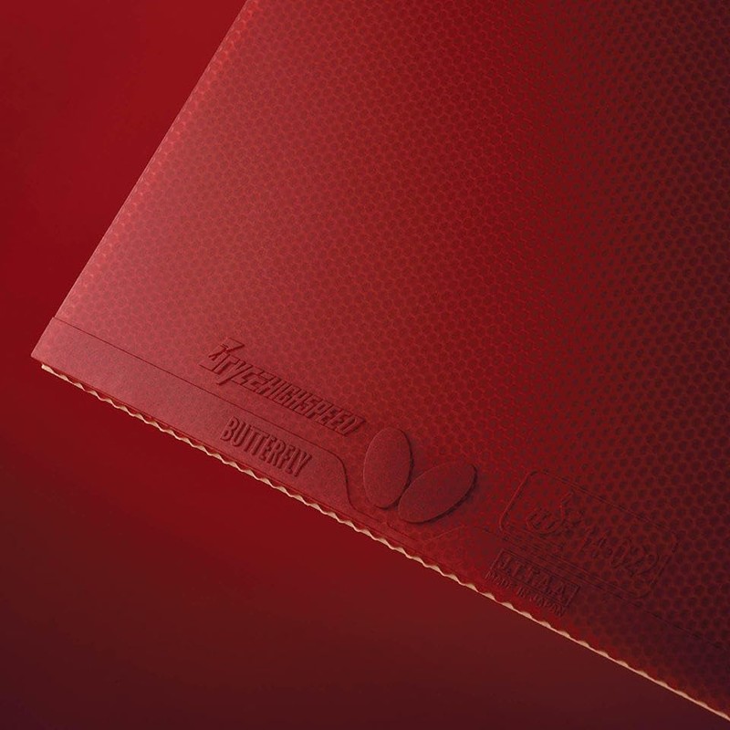 Butterfly (Butterfly) Table Tennis Rubber Blythe High Speed 05950 Red