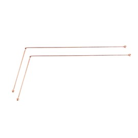 Namvo Copper Dowsing Rods, 2 Pieces 99.9% Copper Dowsing Rods for Hunting Tools, Divination of Water Sources, Treasures, Buried Objects etc Dowsing Rods with Box