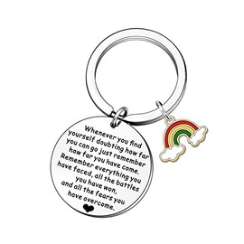 JETTOP Positive Gifts for Women Stay Strong Gifts for Women Nurse Gifts for Women Leaving Gifts for Colleagues Women (Whenever You find), Silver