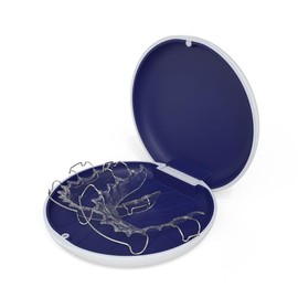 Custom Hawley Retainer for Teeth, Durable Tooth Splint, Upper and Lower Jaw Hawley Splints, Braces for Stabilising for Adults and Children, Prevents Tooth Shifting, Set of 2