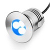 LED Underwater Pool Lights, 3W 12V-24V DC, IP68 Waterproof, Stainless