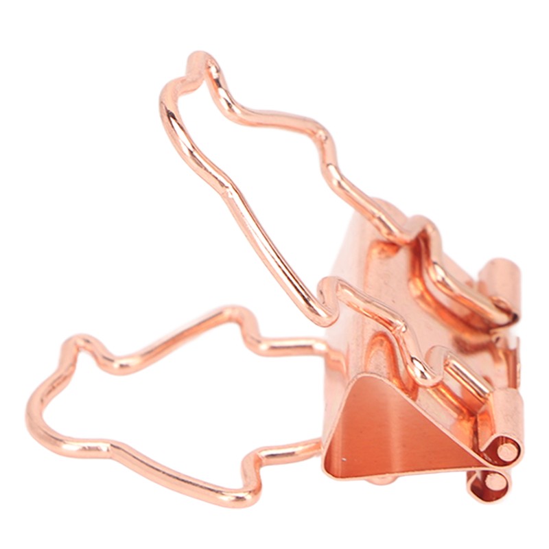 100Pcs Binder Clips Hollow Penguin Shape Sturdy Metal Small Binder