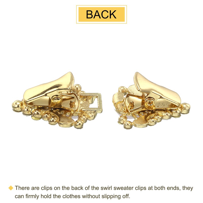 QUARKZMAN Pack of 2 Vintage Pullover Clips Cape Cape Closure