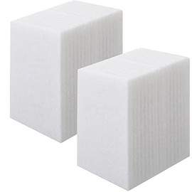40 Piezas Almohadillas Blancas No Tejidas Esponja para Fregar de Uso Liviano Almohadilla de Mano Blanca Abrasiva Antiarañazos Esponja para Fregar Mult