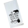 Funny Flour Sack, Tea Kitchen Towel - An Old Bear
