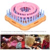 Zerodis Flower Knitting Loom Kit, Round Looms, Hat, Scarf, Scarf,