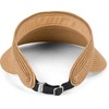 styleBREAKER Paper Straw Visor Cap Plain Sun Visor with Elastic