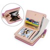 UTO Wallet for Girls Leather Vegan Small Wallet Cat Pendant