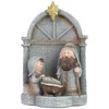 Nativity Set Figurine, Resin Jesus Nativity Scene Collection with Manger