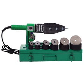 LGXEnzhuo 110V Plastic Water Pipe Welder, 800W Digital Display Water Pipe Fusion Welding Tools with 6pcs Sockets for PP/PP-R/PE/PP-C Pipe