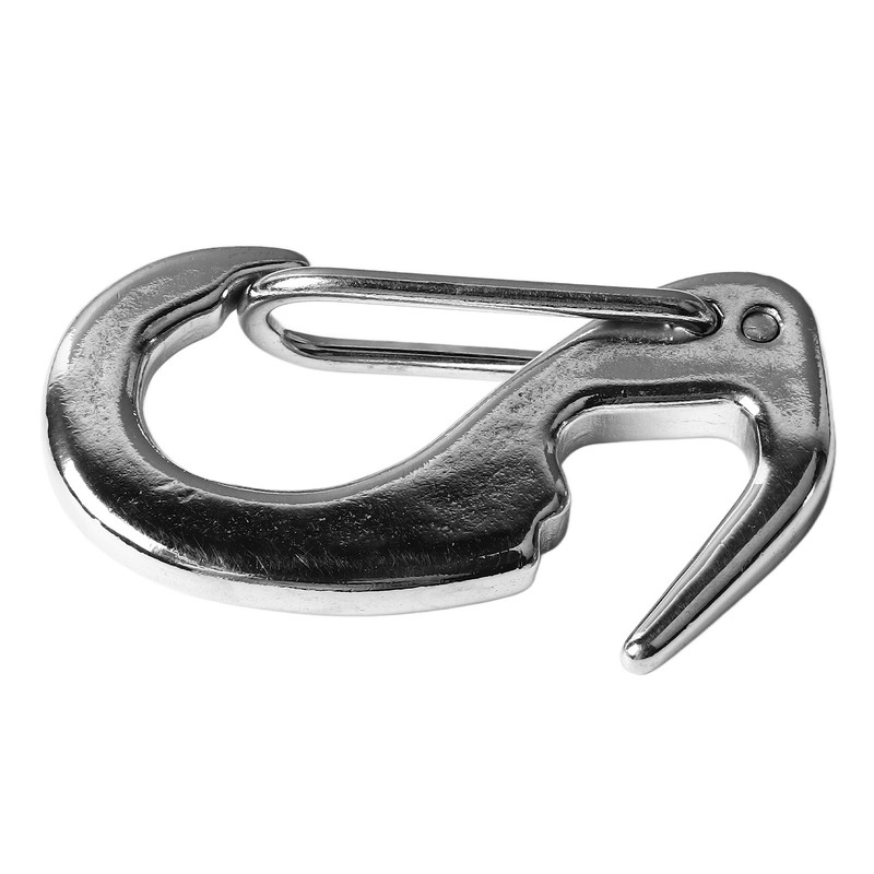 2 Pcs Stainless Steel Spring Hook 65mm Rust Prevention Spring