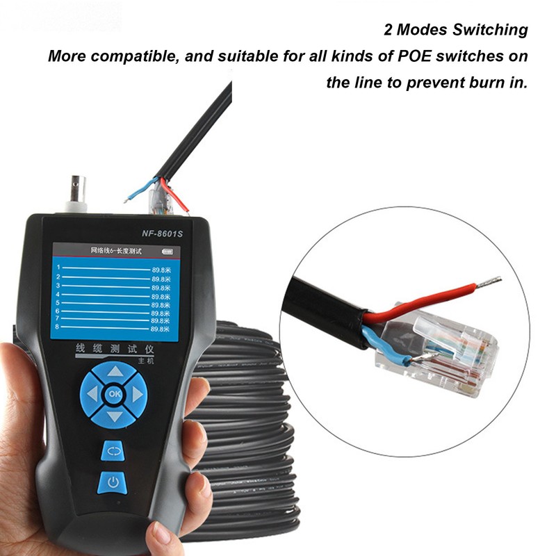 Network Cable Tester Multifunctional Network Wire Tracker Line Finder AC100