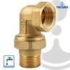 tecuro CW617N Elbow Fitting Female x Male Thread 1/2 Inch