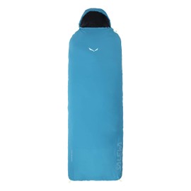 Salewa Micro II 600 Powerloft Sleeping Bag, Blue, LEFT