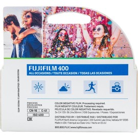 FUJIFILM 400 Color Negative 35mm Roll Film (36 Exposures) (3-Pack)