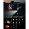 Rolgno Running Lights for Runners, 500LM & 7+2 Modes Chest