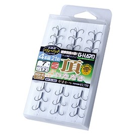 Gamakatsu Quattro Hook Value Pack G Hard Crest 4 Anchors 7 / Harris: 1.2 21 Pairs 60059