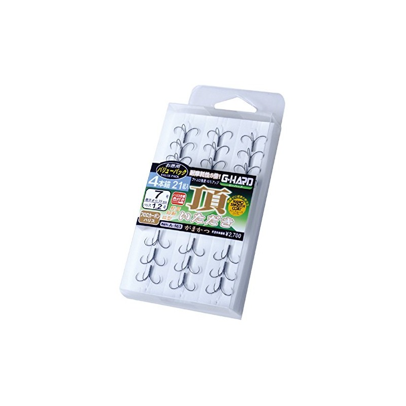 Gamakatsu Quattro Hook Value Pack G Hard Crest 4 Anchors