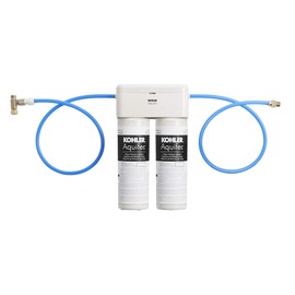 KOHLER 77686-NA Aquifer Double Cartridge Water Filtration System