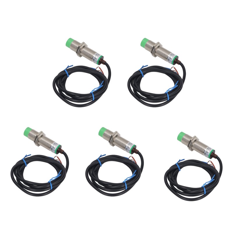 5 Pcs Proximity Sensor 8mm Detecting Distance 2 Wire Normally