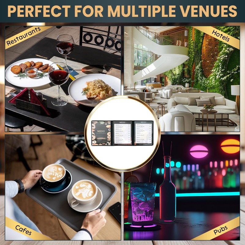 AMGSH 8.5 x 11 Inch Menu Covers, 10 Pack 3