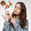 Fruidles Crazy Fruit Candy Rings, Assorted Hard Candy Lollipops, Individually