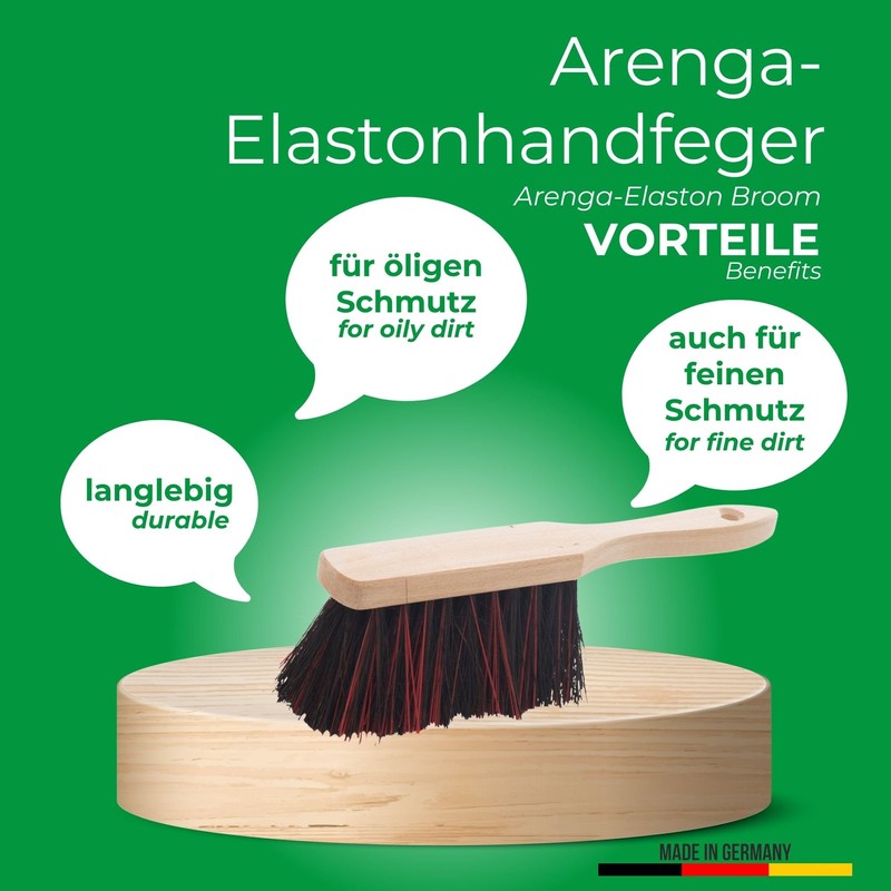 Novaliv 2 x dustpan set, dustpan set, hand brush, arenga