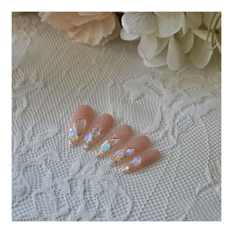 Nude Obsey Handmade Nail Tips - Natural / 누디 오브시
