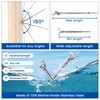 Muzata 10 Pairs 1/8" Cable Railing Hardware Kit Swage Toggle