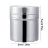 1 Pieza Lata de Acero Inoxidable, Tarro para Sal y