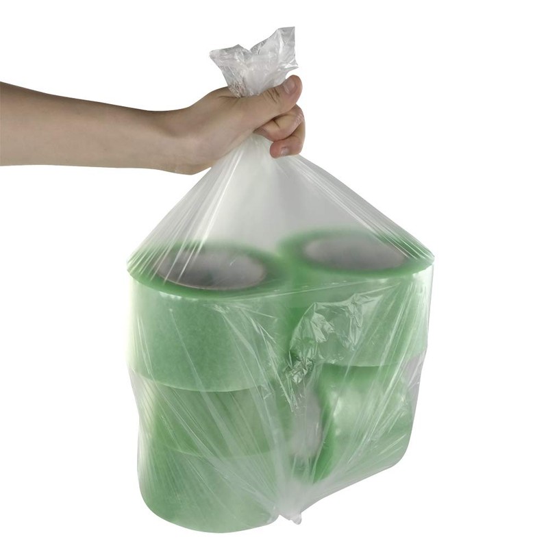 Nicesh Small Garbage Bags 3 Gallon, 225 Count, Black, Clear