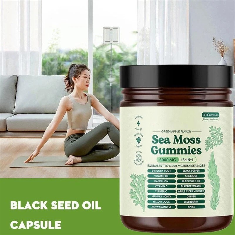 16 in 1 Organic Sea Moss Gummy | Irishmoss Extract