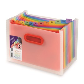 Snopake A4 Rainbow Desk Expander/Organiser 13-Part [Pack of 1] Ref: 15809