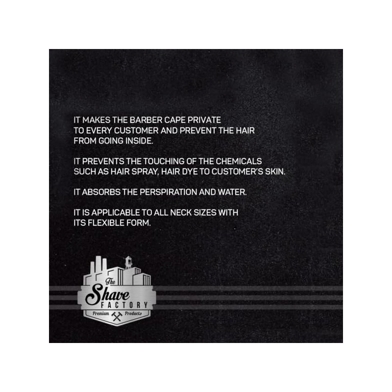 The Shave Factory Neck Strip 500 Strips - 5 Roll