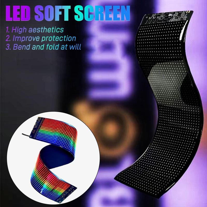 MIOOTLY LED RGB Matrix Pixel Screen, 1 Count Scrolling Bright