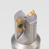 Jerax tools R8 Shank Indexable 1" End Mill, 1" Diameter