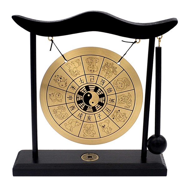 Juanxian TamTam H1304 Small Gong with Beater - Portable Brass