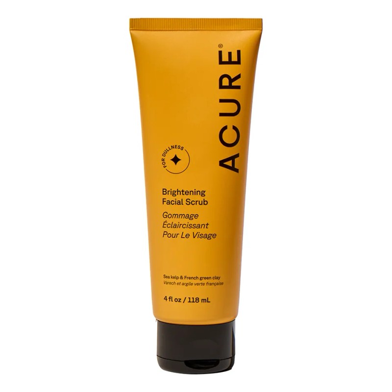 Exfoliante Facial Acure Brightening Arcilla Verde 118ml Iluminador