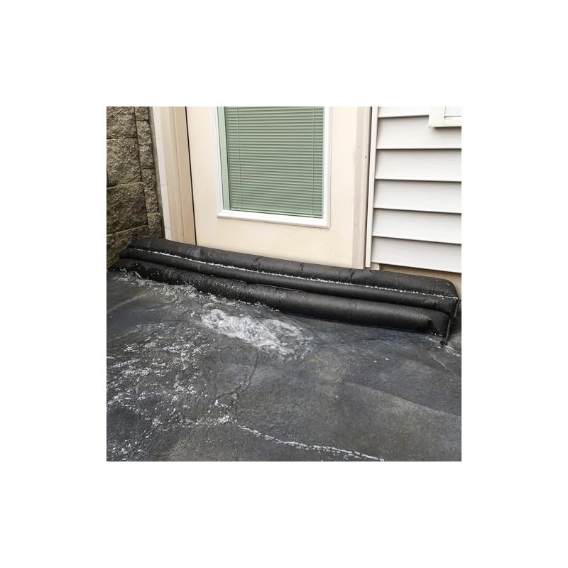 Quick Dam QD65-2 Flood Barriers, 6-Inch x 5-Feet, 2-Pack
