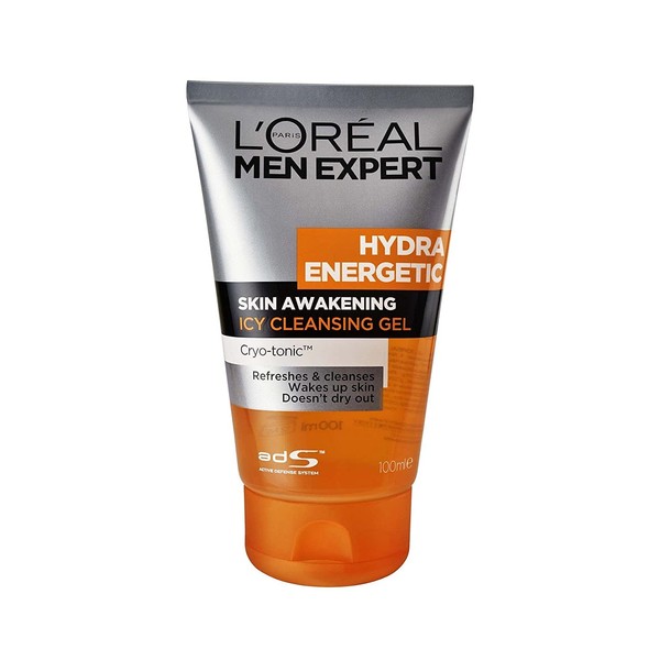 L'Oreal Men Expert Hydra Energetic Skin Awakening Icy Cleansing Gel 100ml / 3.4oz