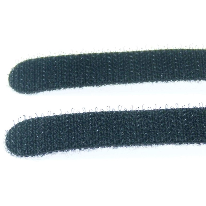 750 x Velcro Cable Ties 150 x 22 mm Black