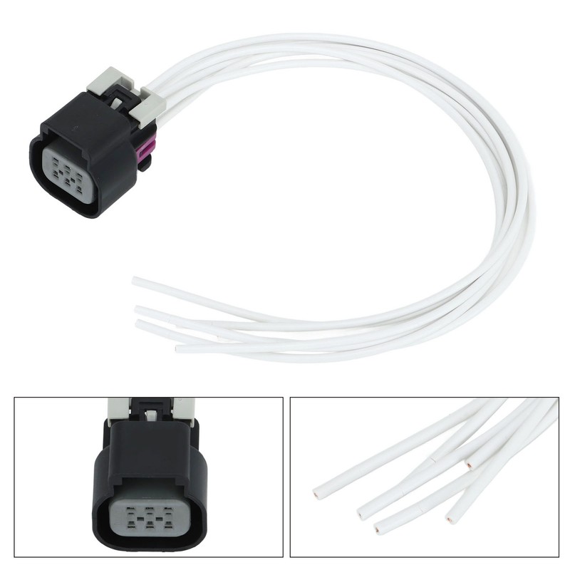 2PCS 6 Wire Throttle Body Actuator Pigtail Plug Flexible Impact