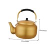 MAGICLULU Tea Pot 2l Aluminum Water Kettle Insulated Handle Boiling