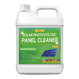 Generic Solar Panel Cleaner, Ultra Concentrated Solar Panel Cleaning Solution | Multipurpose PV Panel Cleaning - Pro Quick Dry Streak-Free, Remove Dirt,Dust,Droppings,Oils & Water Spots (1 gallon)